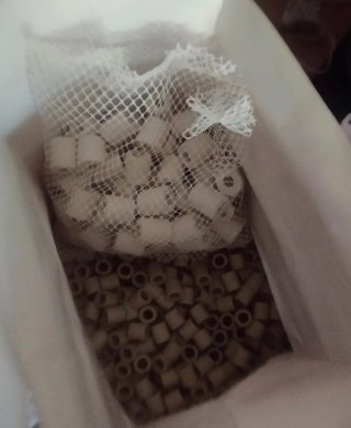 Cerámica para filtro de acuario