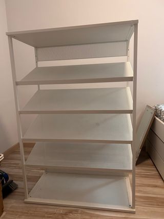 Mueble Zapatero Metálico Blanco Ikea