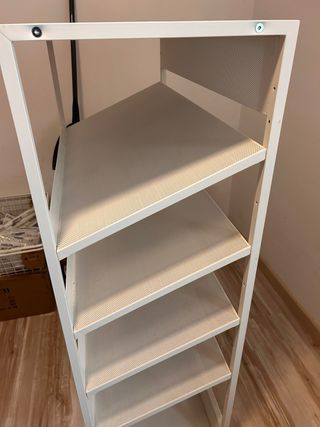 Mueble Zapatero Metálico Blanco Ikea