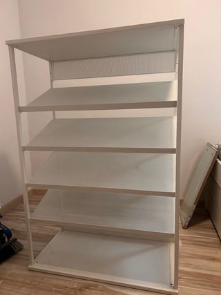 Mueble Zapatero Metálico Blanco Ikea