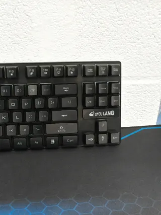 Teclado Gaming negro