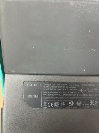 Teclado para iPad Negro#1A23B8