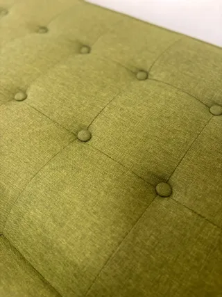 Sofá cama verde 3 plazas