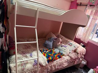 Cama litera 120/90 con colchones