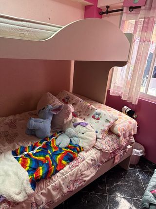 Cama litera 120/90 con colchones