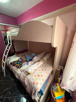 Cama litera 120/90 con colchones