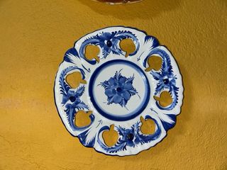 Platos decorativos de cerámica para pared