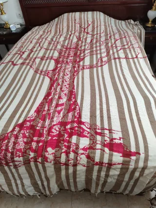 Oferta! Sobrecama algodón El árbol de la vida
