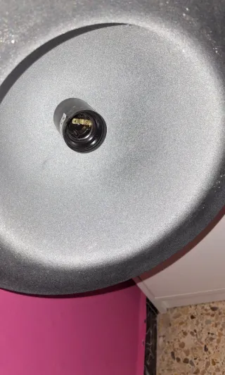 4 Lámparas colgantes estilo bombín y chistera