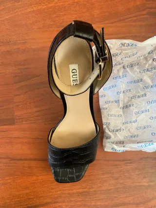 Sandalias de plataforma negras