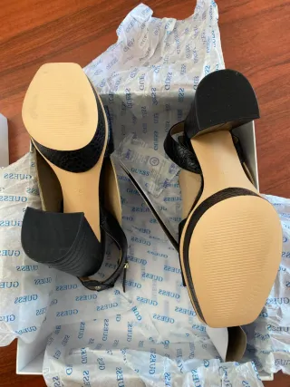 Sandalias de plataforma negras