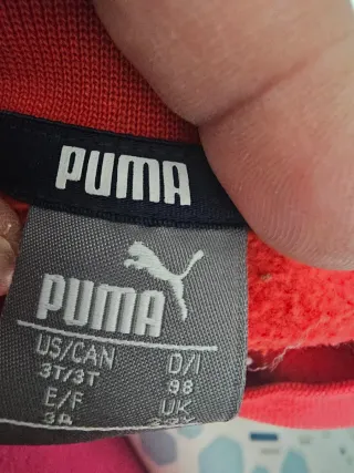 Chándal Puma Talla 2-3 Años