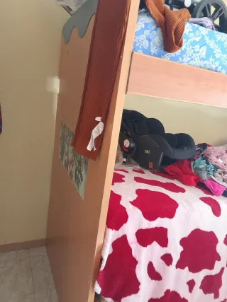 Litera madera y tela