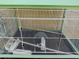 Pajarera exterior de 2 pisos