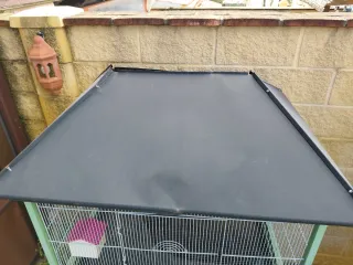 Pajarera exterior de 2 pisos