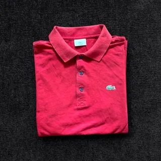 Polo Lacoste Rosso Uomo Taglia M