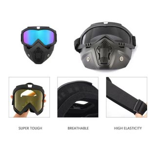 Gafas Moto/Esquí/Bici Negra