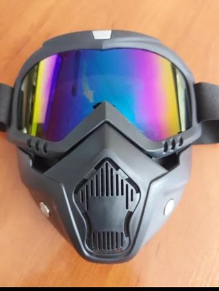 Gafas Moto/Esquí/Bici Negra