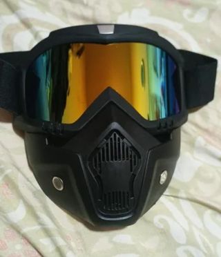 Gafas Moto/Esquí/Bici Negra