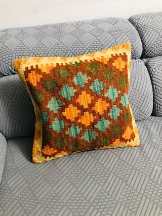 Cuscino decorativo kilim geometrico