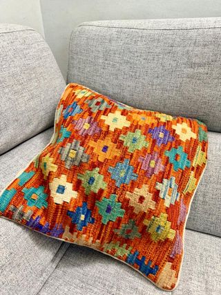 Cuscino decorativo kilim geometrico