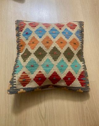 Cuscino decorativo kilim geometrico