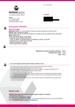 Bicicleta de carretera Orbea