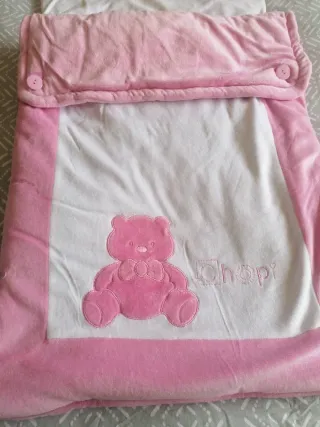 Saco de cochecito de bebé cálido rosa