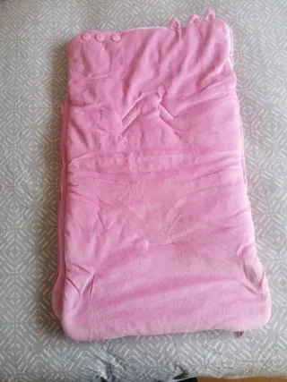 Saco de cochecito de bebé cálido rosa