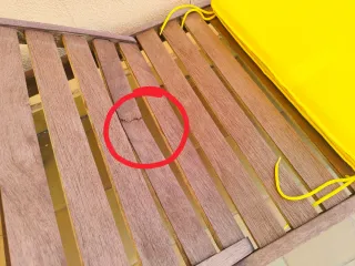 Tumbonas de madera para terraza