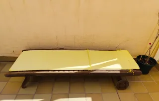 Tumbonas de madera para terraza