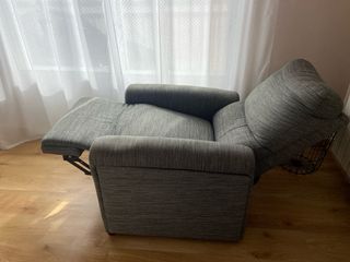 Sofá Relax Gris Tela