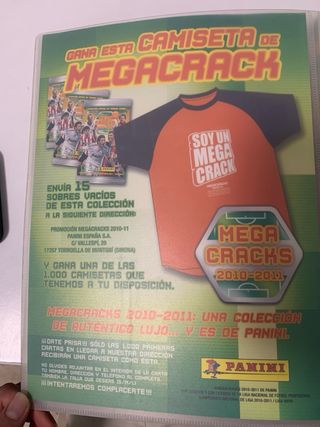 Álbum Panini Liga BBVA Mega Cracks 2010-2011
