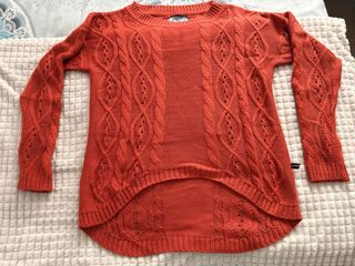 Jersey naranja trenzado talla S