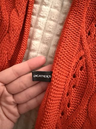 Jersey naranja trenzado talla S