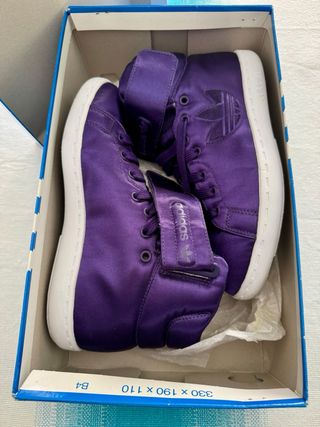 EXCLUSIVAS Adidas Stan Smith Mid Satin – Púrpura