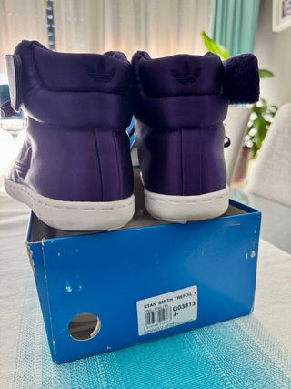 EXCLUSIVAS Adidas Stan Smith Mid Satin – Púrpura