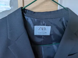 Americana Zara niño azul Marino Talla 11-12