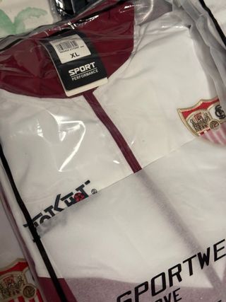 Sudadera Sevilla FC Vintage Hot Shot Roja Blanca