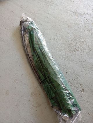 Parasol de 300 plegable verde Sombrilla de jardin