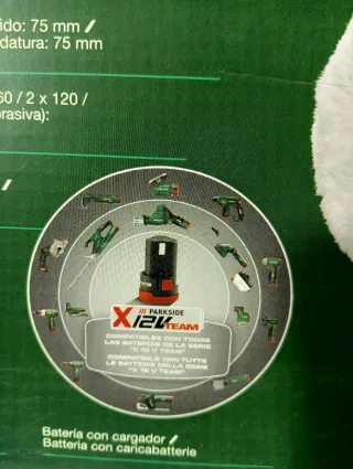 Pulidora PARKSIDE Nueva  con  Batería y Cargador