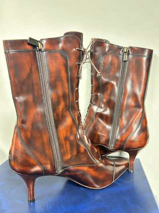 Botines Yanko Piel Talla 39.5 Sin Estrenar