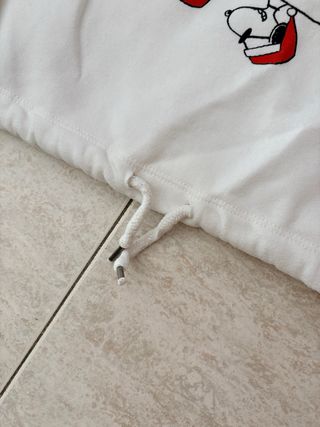 Sudadera Snoopy Blanca Talla 152