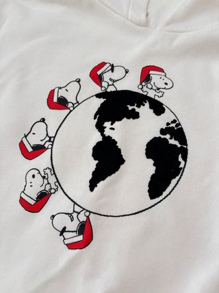 Sudadera Snoopy Blanca Talla 152