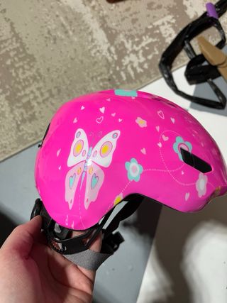 Casco Bicicleta Infantil Rosa