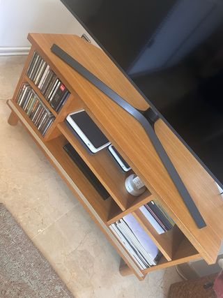 Mueble TV Roble giratorio 105x59x52