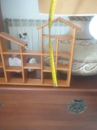 Casita de madera para miniaturas