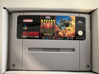 Desert Strike PAL SNES - Caja, Manual y Cartucho