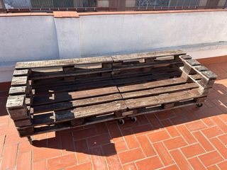 Sofá Palet con Ruedas