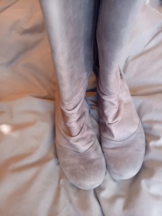 Botas 38 pikolinos gris mujer